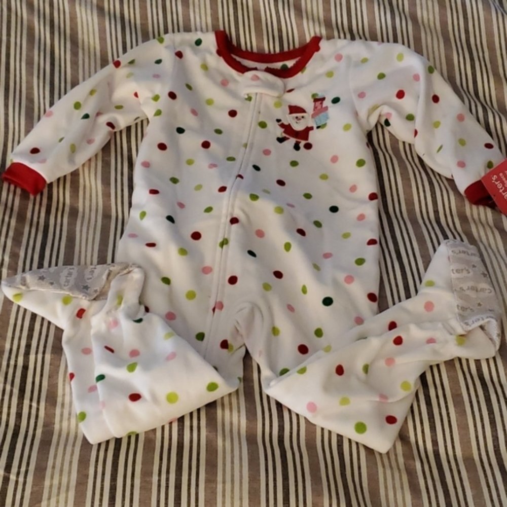 Christmas Footies Onesie Size 24 Months New